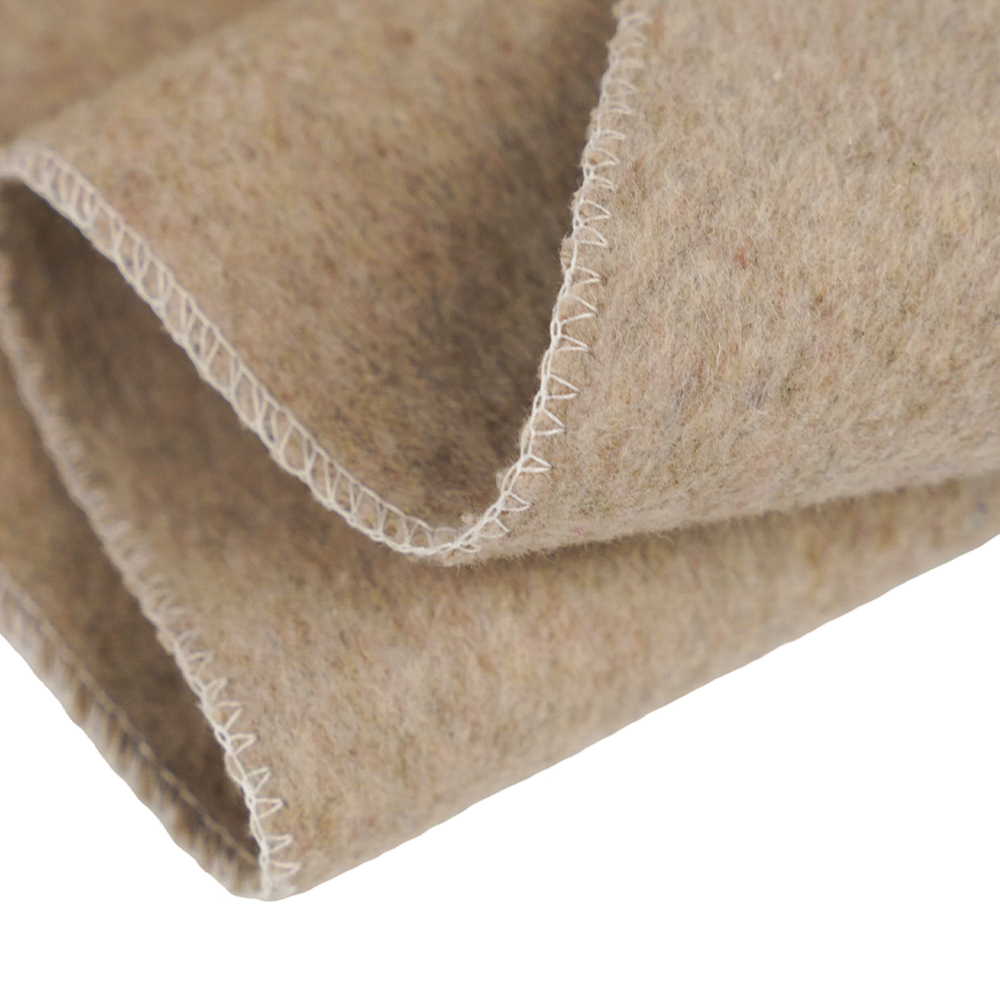 50% шерсть, 40% полиэстер, 10% другое волокно, 720 г/м, цвет бобовой пасты, толстая двусторонняя шерстяная ткань, ML-0124-4382-1