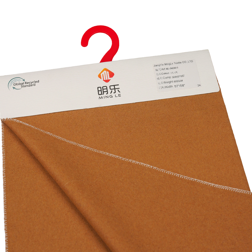 30 % шерсть, 60 % полиэстер, 10 % другие волокна, 680 г/м, коричневая пшеница, ткань для покрытия Melton, ML-04096-5