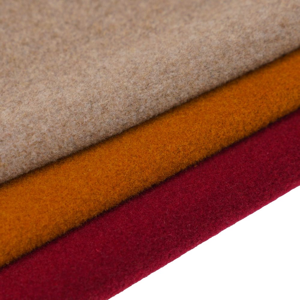 50% шерсть, 50% другое волокно, 750 г/м, верблюжье-желтый цвет, бархатная ткань, ML-DALAN-D