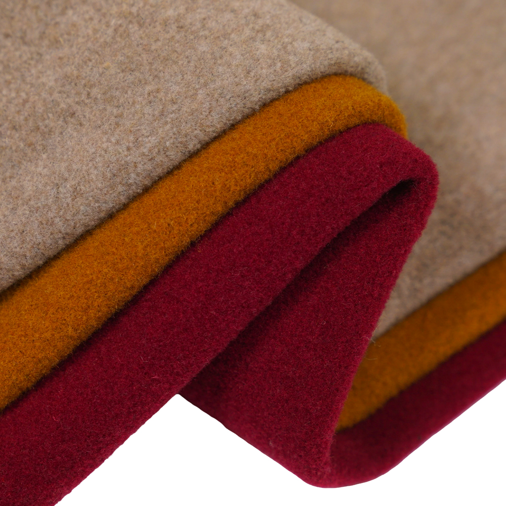 50% шерсть, 50% другое волокно, 750 г/м, верблюжье-желтый цвет, бархатная ткань, ML-DALAN-D