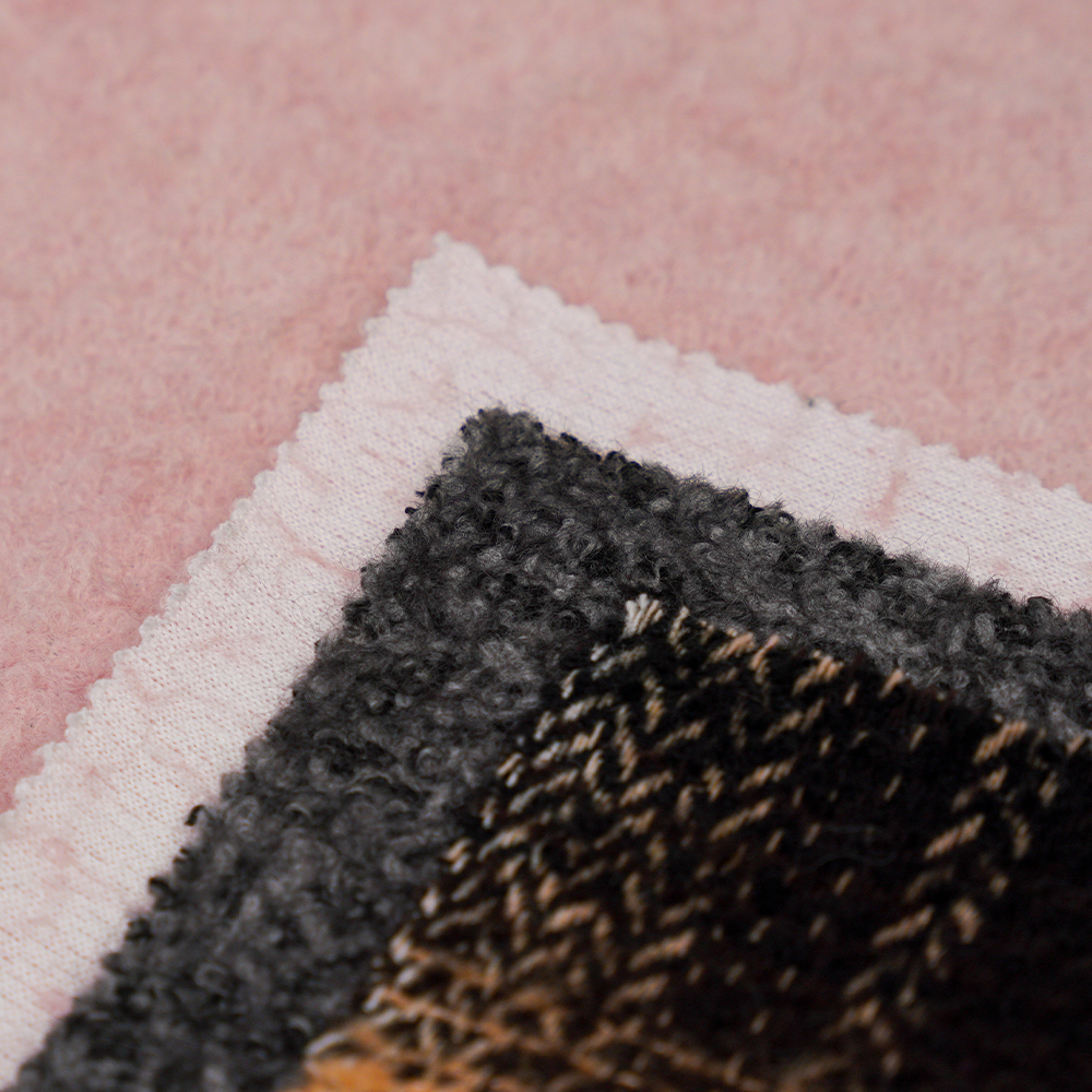 40 % шерсть, 60 % полиэстер, 540 г/м, черно-белая ткань, круглая твидовая ткань, ML-8021071